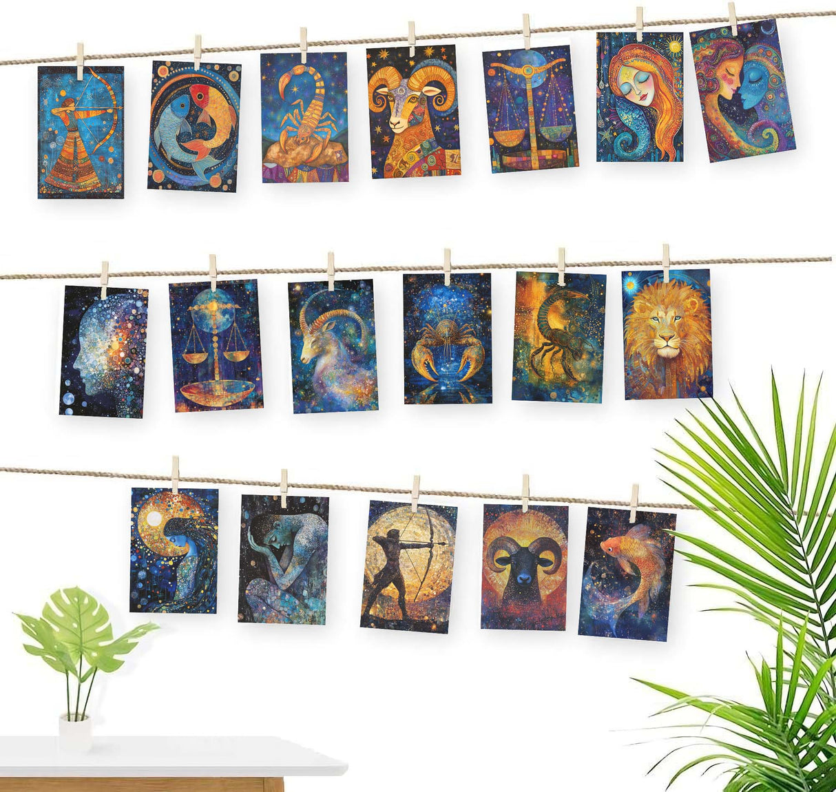 Christmas Greeting Cards Set V3 (10 cards) | Artistic Christmas Cards | Poison | Card with Greeting Message | Postcard or folded card