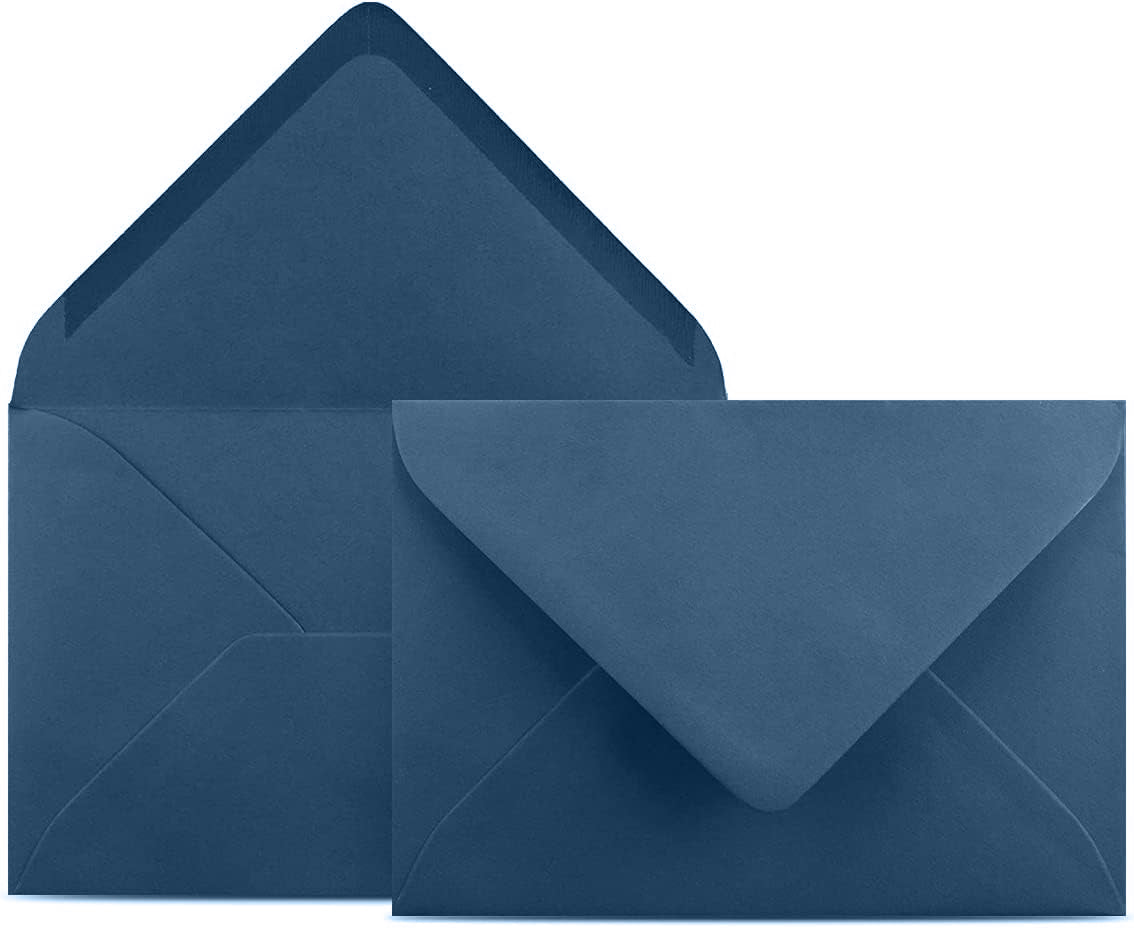 Umschläge für Postkarten und Klappkarten in Sonderfarben I DIN C6 Format I 114 mm x 162 mm I 4 x 6 INCH I Letter Format