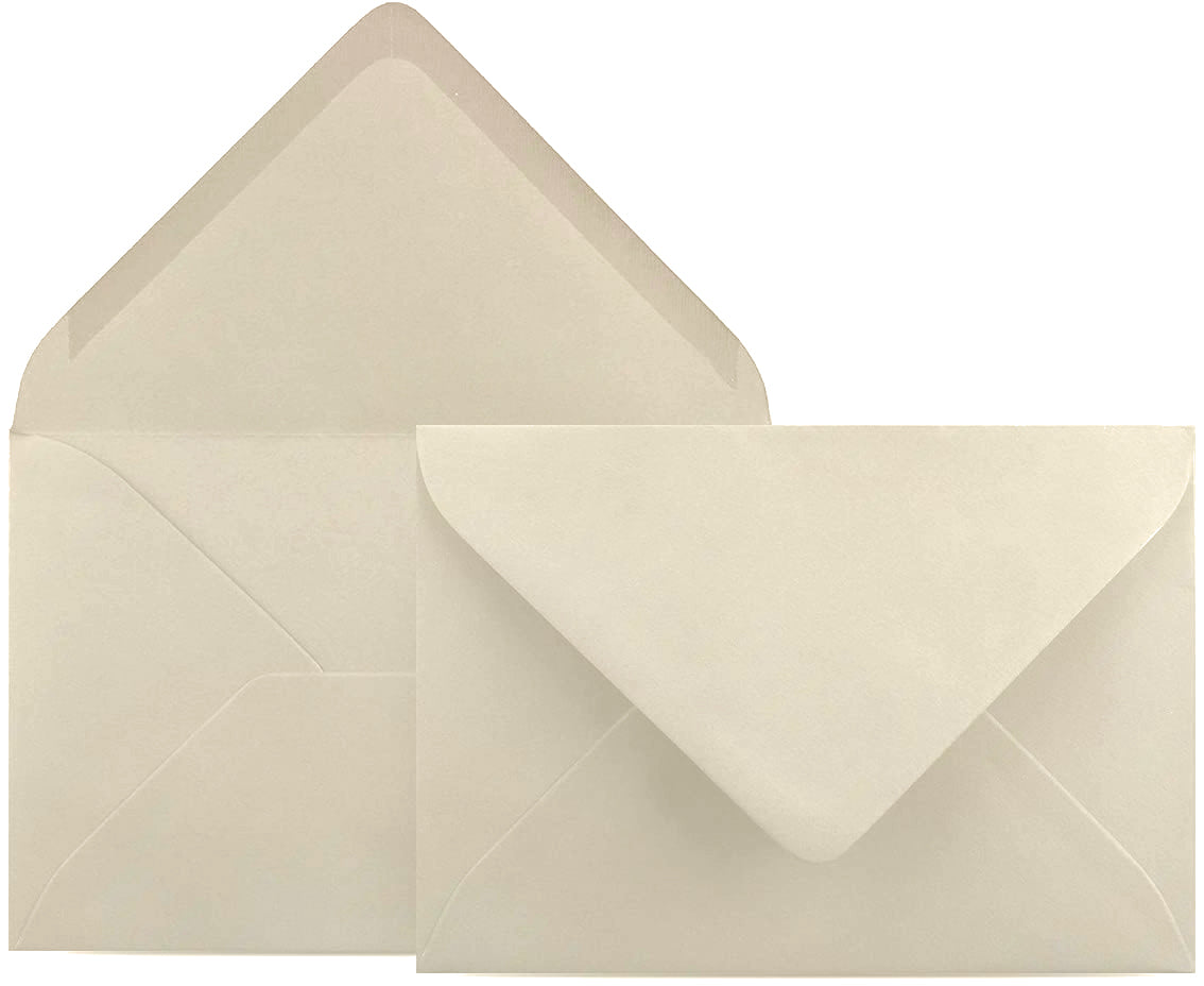 Umschläge für Postkarten und Klappkarten in Sonderfarben I DIN C6 Format I 114 mm x 162 mm I 4 x 6 INCH I Letter Format