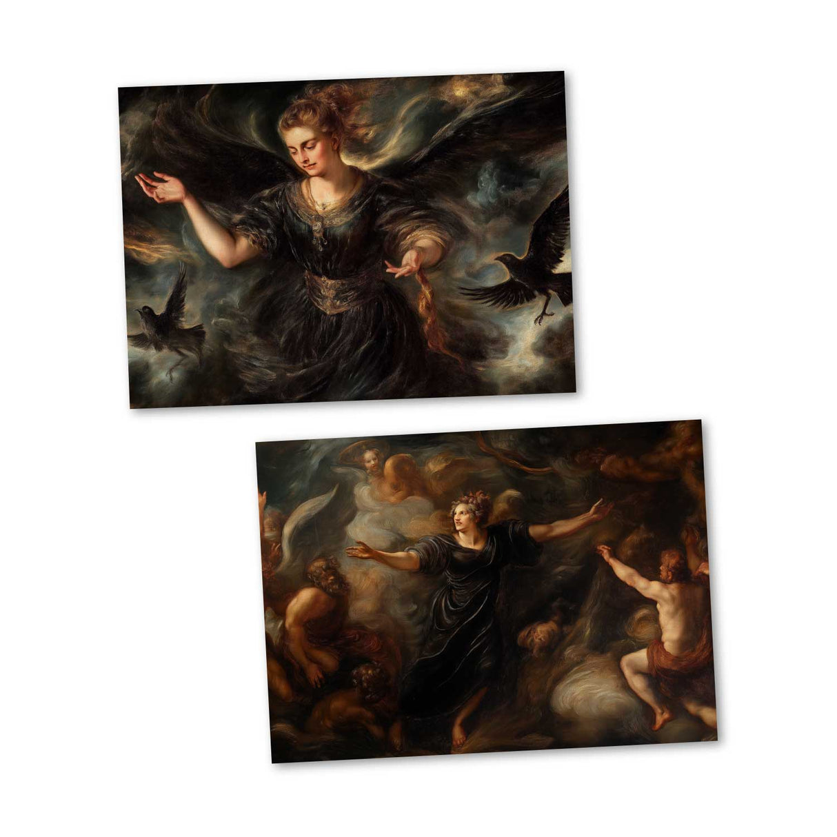 Antike Mythologie - Hekate - Göttin der Magie als Kartenset (12 Karten) | Mythologische Karten der Götter | Magie und Mystik