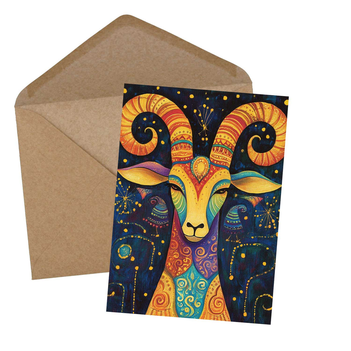 Sternzeichen- im Cutout Stil (12 Karten) Grußkarten, Klappkarten und Postkarten mit zauberhaften Sternzeichen-Motiven