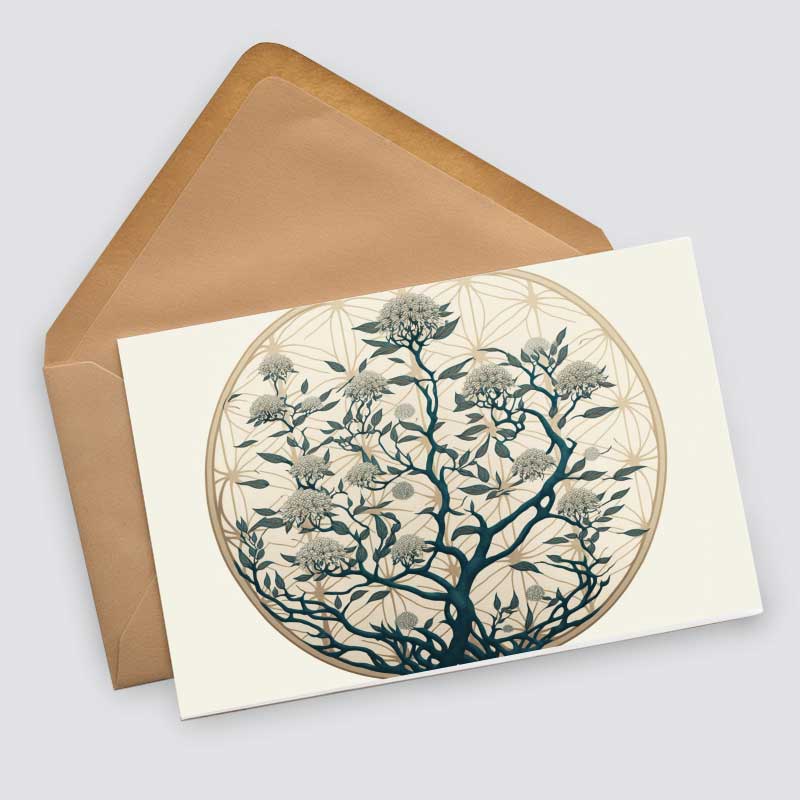 Flower of Life Cards Set (10 Cards) | Flower of Life | poison | wall decoration | Image Deco Spiritual | Decoration I mural