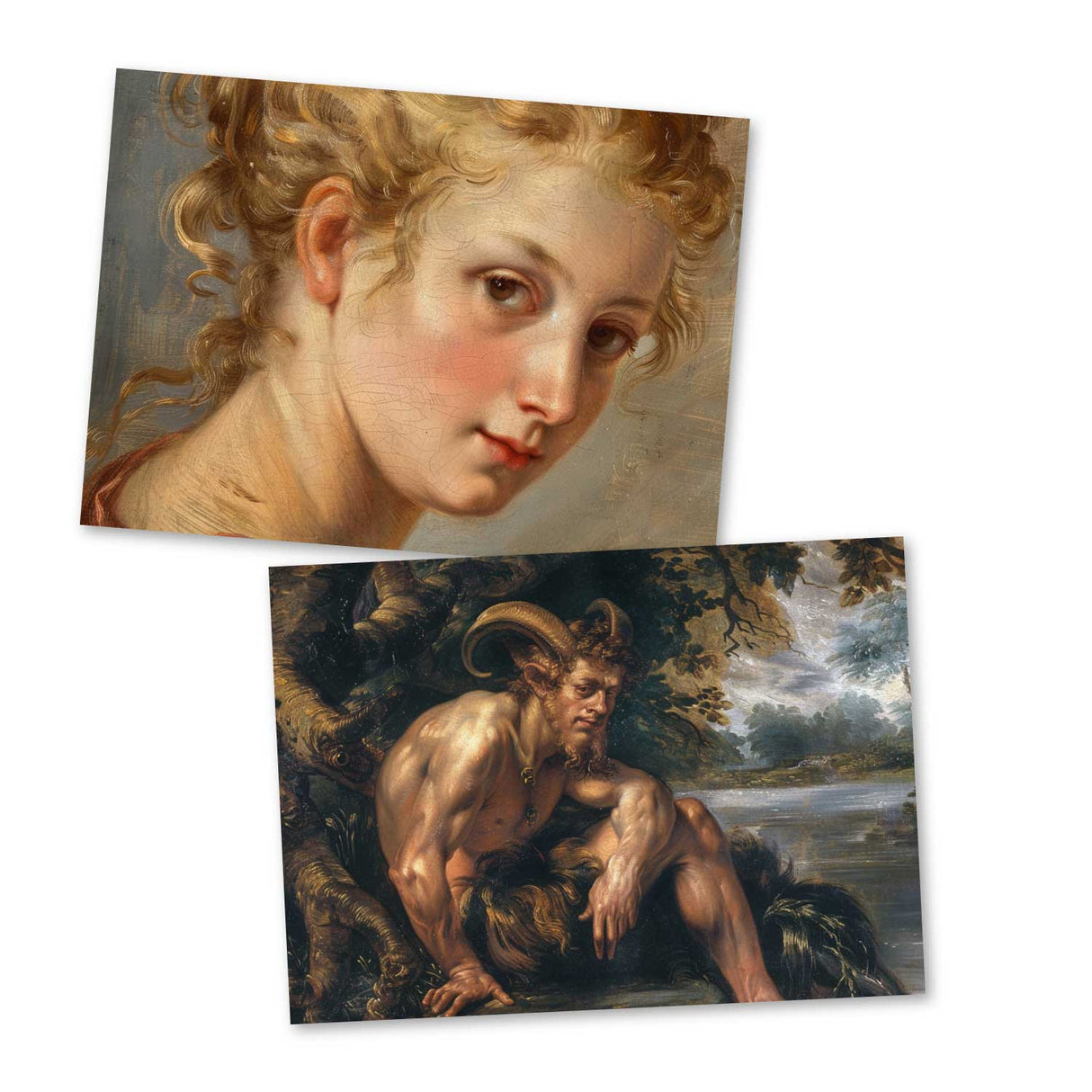 Antike Griechische Mythologie - Amor; Psyche als Kartenset (15 Karten) | Mythologische Karten der Götter | Schöne und das Biest