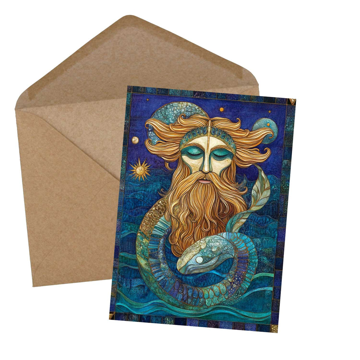 Sternzeichen- im Cutout Stil (12 Karten) Grußkarten, Klappkarten und Postkarten mit zauberhaften Sternzeichen-Motiven