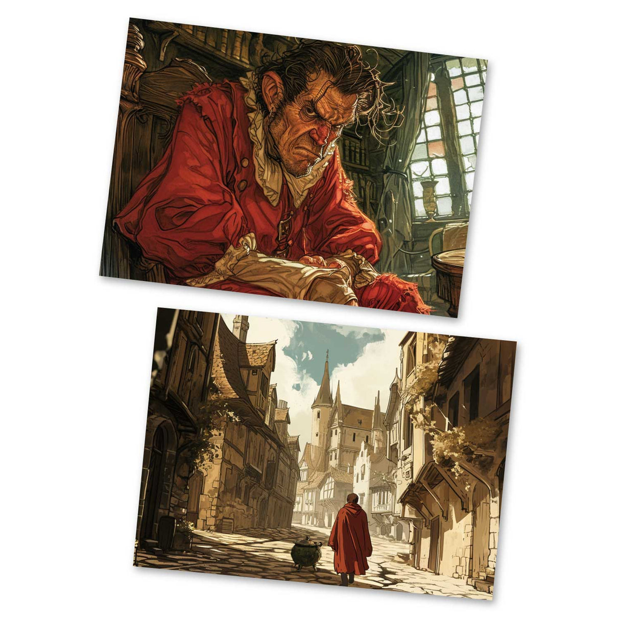 Der Zauberer und der hüpfende Topf (15 Cards) Die Märchen von Beedle dem Barden I basierend auf dem Harry Potter Universum als Set