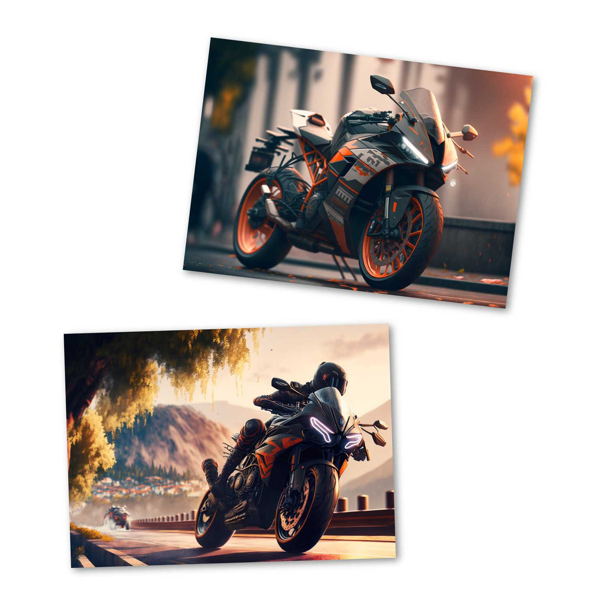 Die schönsten Autos als Grußkarten im Set (10 Karten) | Kunstvolle Motivkarten Autos | Cars, Mercedes, Ford