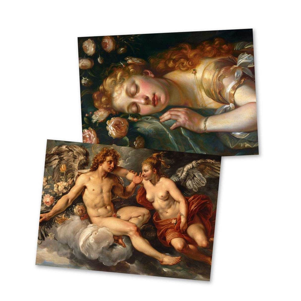 Antike Griechische Mythologie - Amor; Psyche als Kartenset (15 Karten) | Mythologische Karten der Götter | Schöne und das Biest