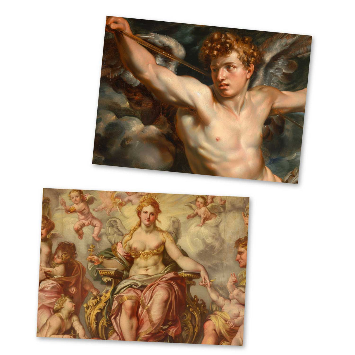 Antike Griechische Mythologie - Amor; Psyche als Kartenset (15 Karten) | Mythologische Karten der Götter | Schöne und das Biest