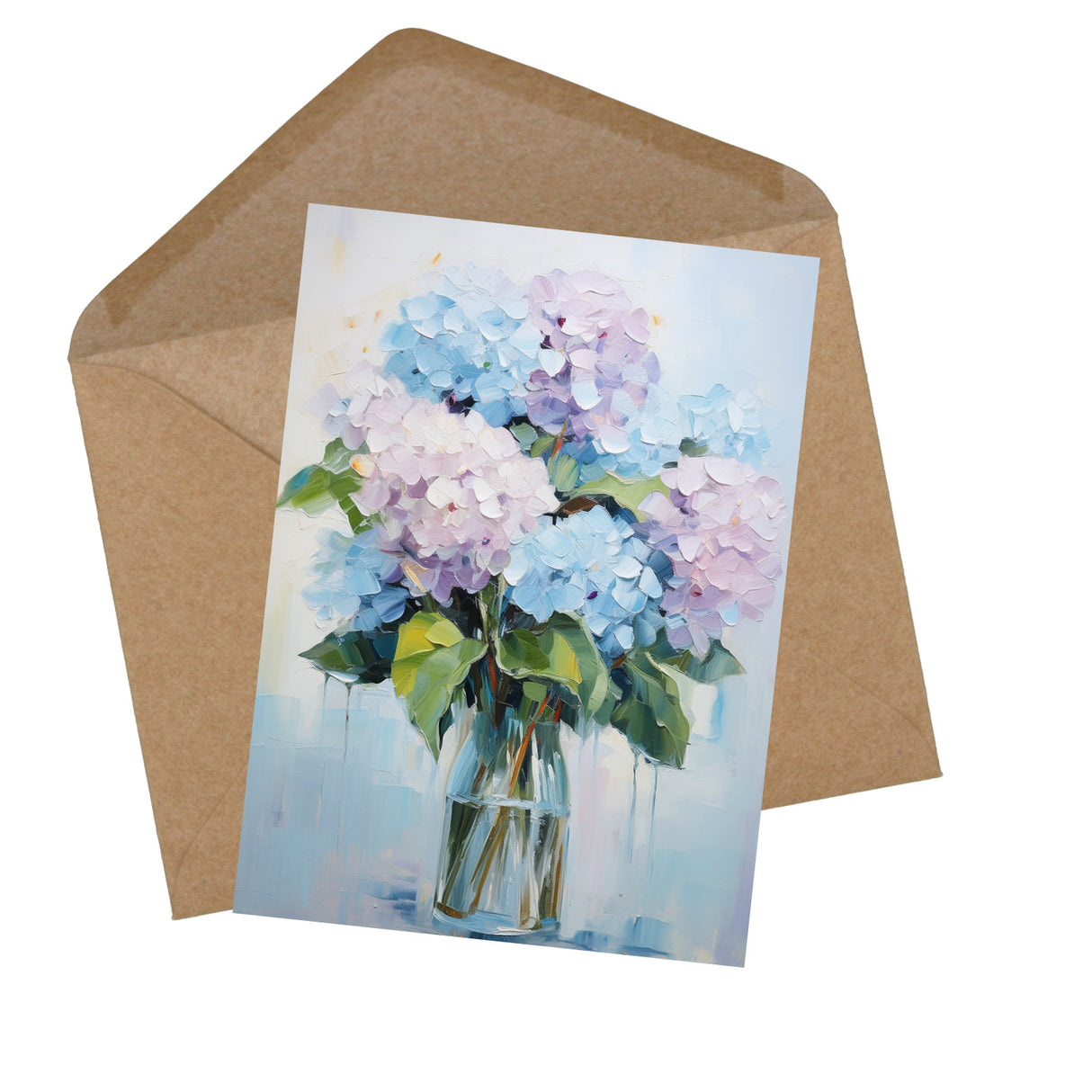 Blumen Postkarten A6 Set (10 Cards) Blumensträuße Ölgemalt Reprint I digital Painting I Neutrale Grusskarten mit Blumenstrauss