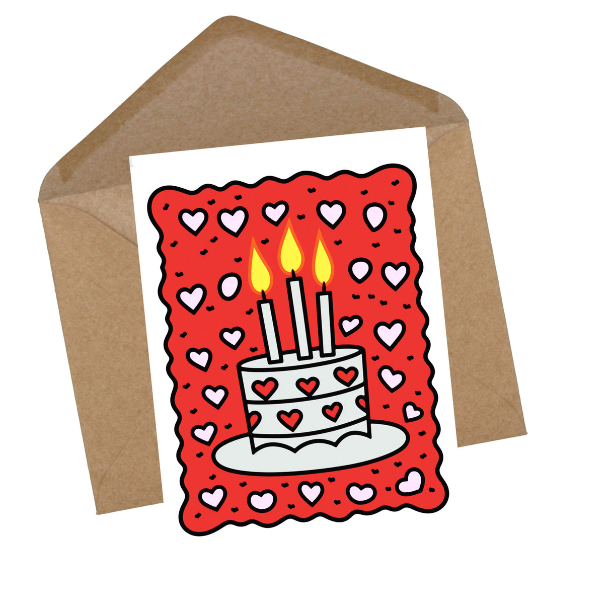 Geburtstagskarten Postkarten A6 Set (10 Cards) Keith Haring Style I Karten zum Geburtstag Klappkarten für Glückwünsche I Happy Birthday
