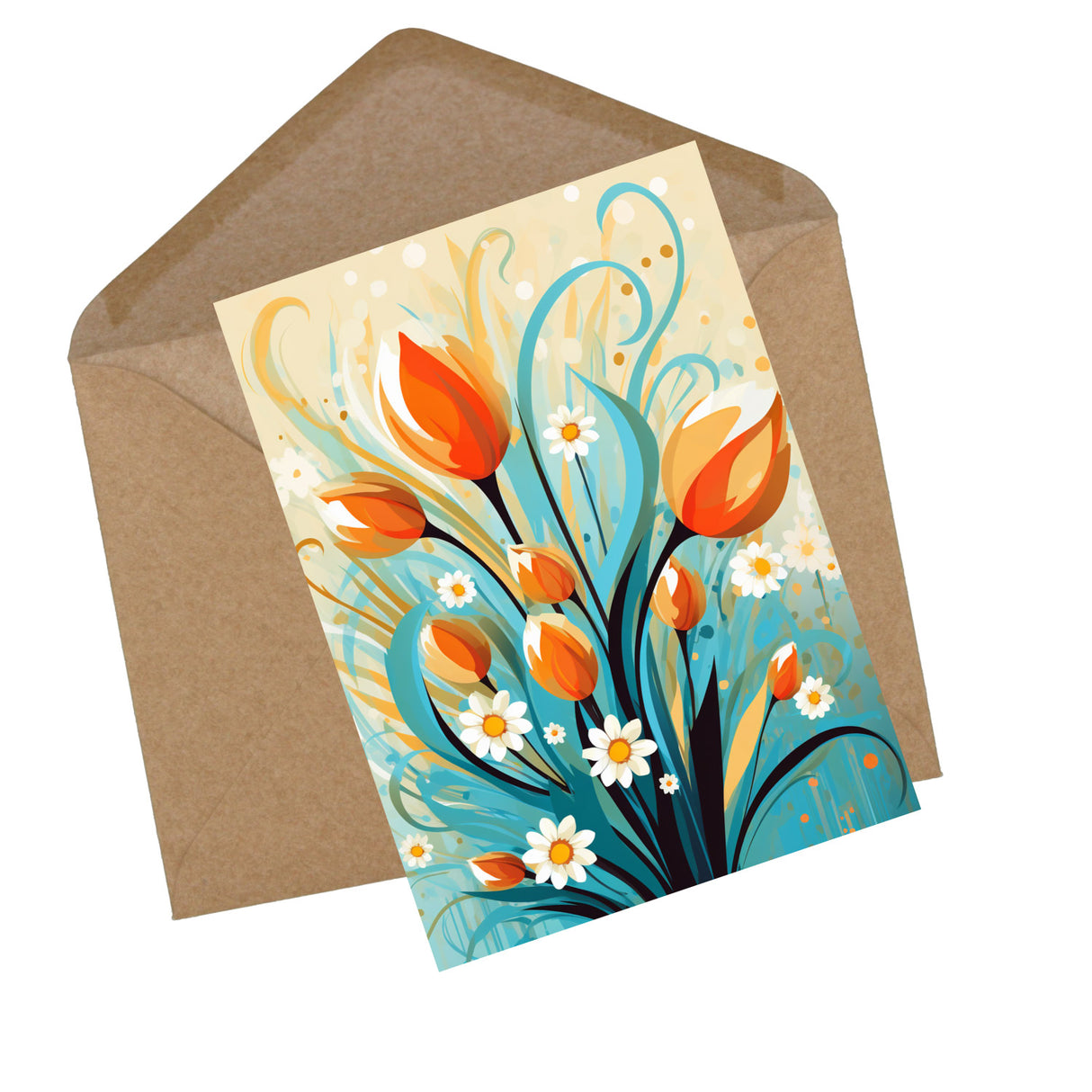 Oster Grußkarten Set V2 (10 Karten) | Kunstvolle Oster Karten | Geschenk | Karte mit Grußbotschaft | Postkarte oder Klappkarte