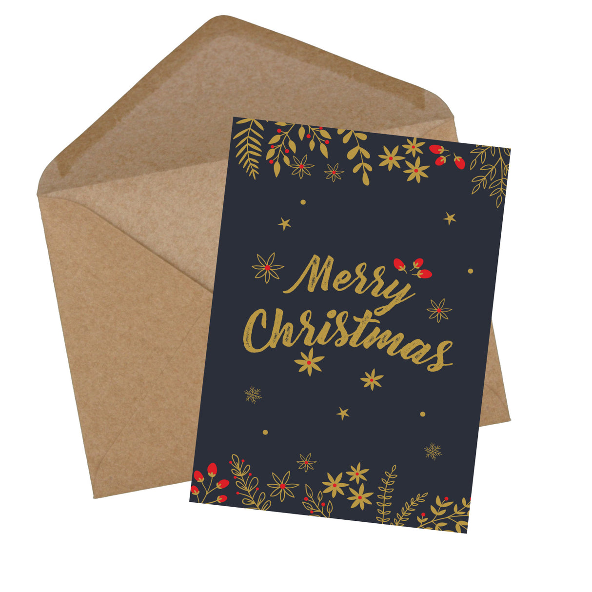 Klassische Weihnachts-, Grußkarten Set (10 Karten) | Grafische Weihnachtskarten | Geschenk | Grußbotschaft | Postkarte | minimalistisch Weihnachtsfest