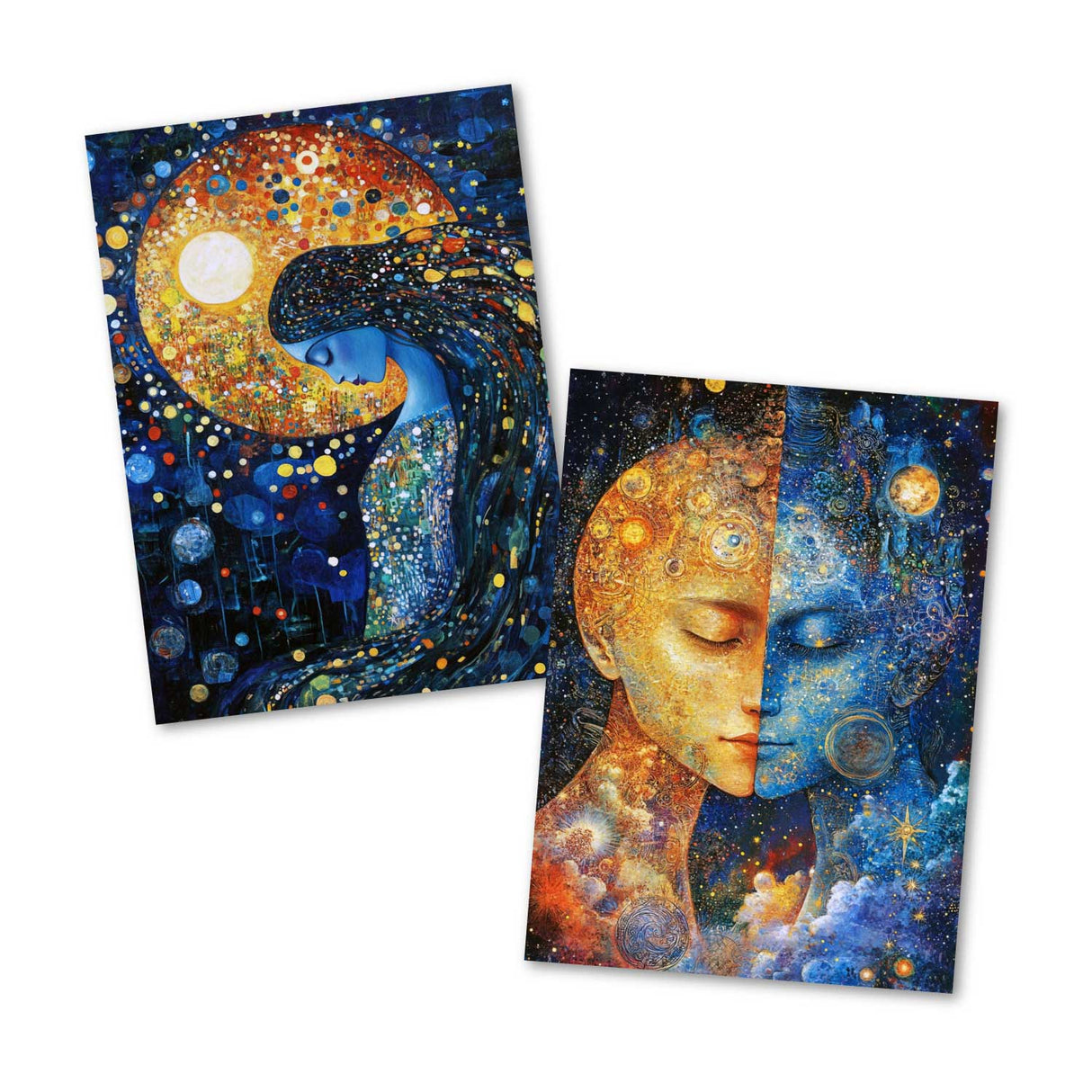 Zodiac sign card set (12 cards) I Greeting cards, folding cards and postcards with motifs of the zodiac signs