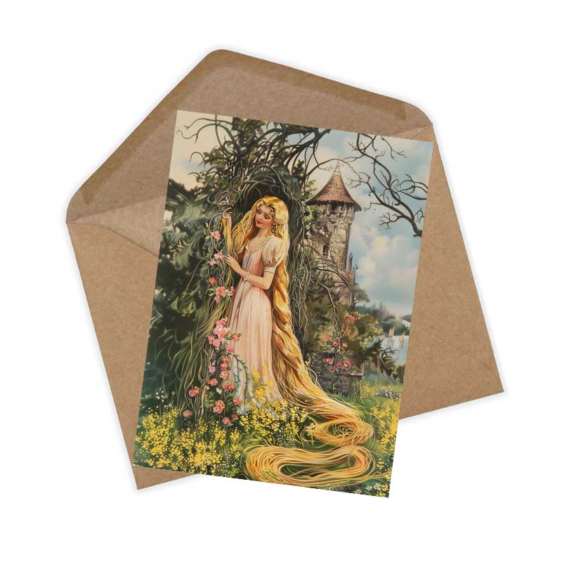 Traditionelle Märchenkarten Set (15 Karten) | Vintage Postkarten mit Märchen Motiven der Brüder Grimm - Illustration Vintage