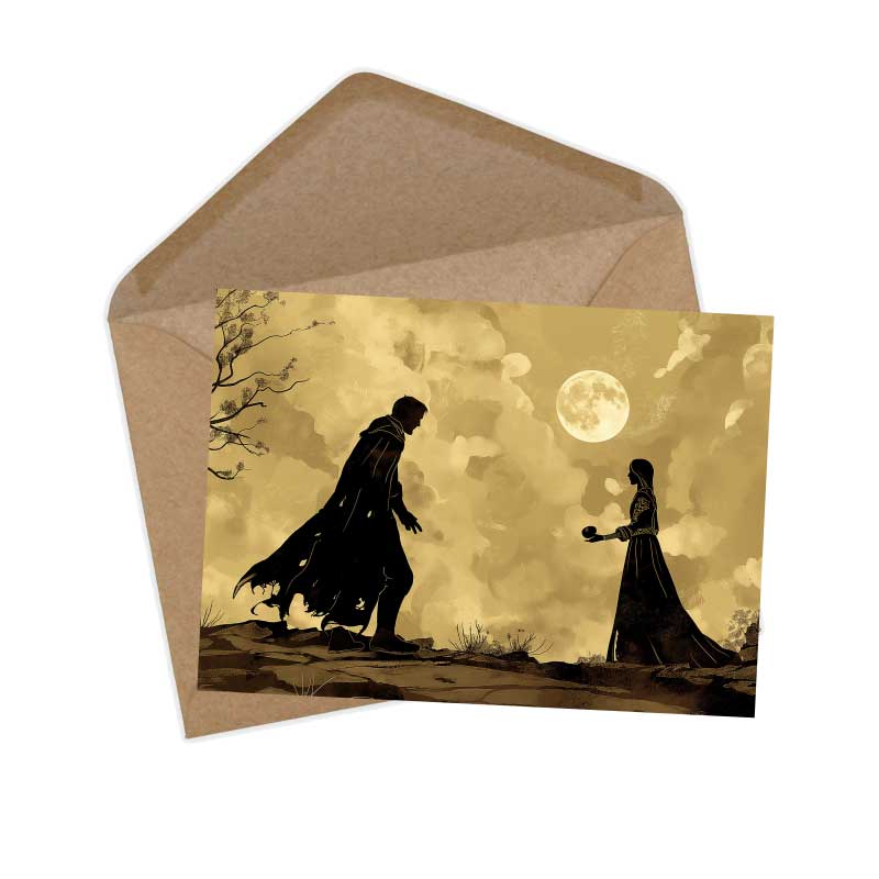 Die drei Brüder Set A6 (15 Cards) kunstvoll Illustrierte Märchen aus dem Harry Potter Universum I Heiligtümer des Todes