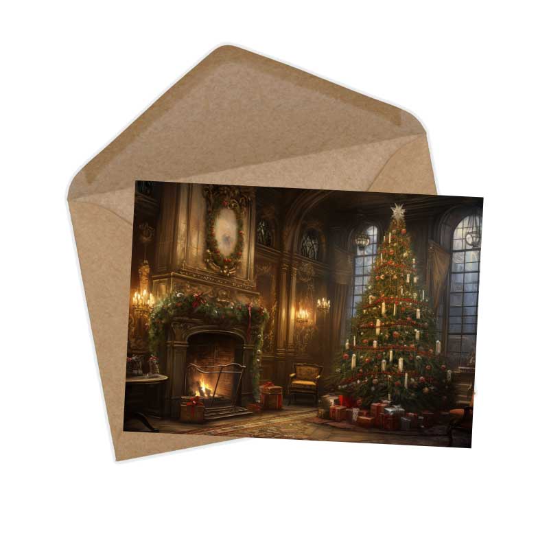 Sterntaler Karten Set A6 (15 Cards) Illustrierte Märchen im Biedermeier Stil I von den Brüdern Gimm im Original als kunstvolles Set