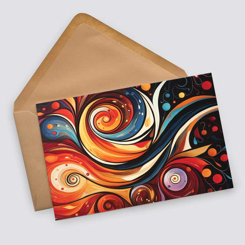 New Year greeting card set V2 (10 cards) | Happy New Year cards | poison | card with greeting message | postcard or folded card