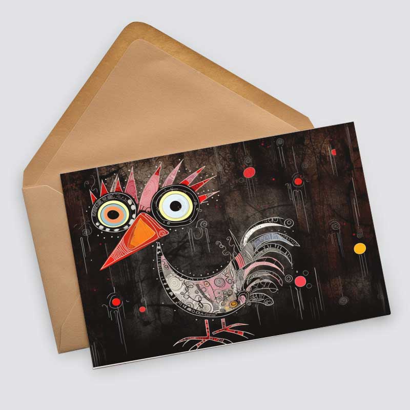 Ostern: Schaurig schöne Oster Grußkarten Set (10 Karten) | Kunstvolle grusselige Osterkarten | Karte mit Grußbotschaft | Tim Burton Style