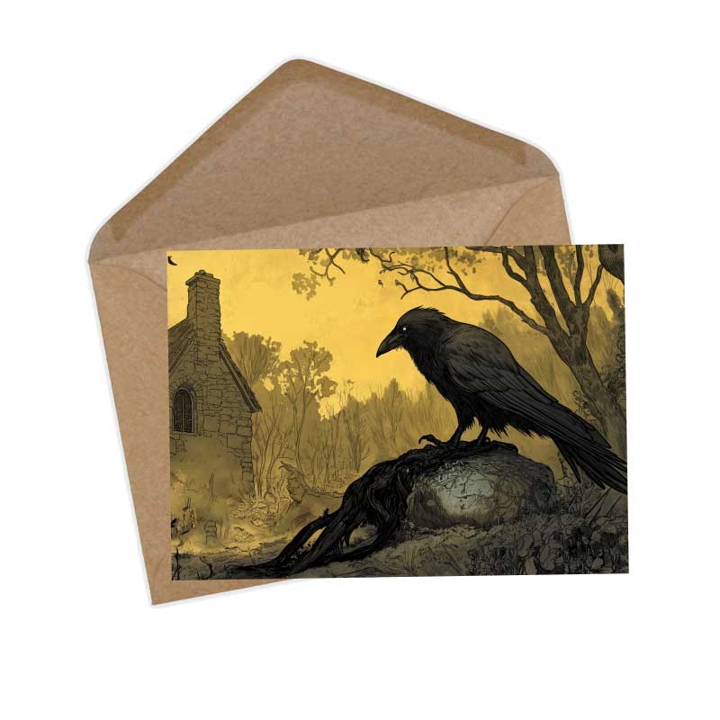 Das Rätsel Karten Set A6 (15 Cards) Illustrierte Märchen Zeichnung I von den Brüdern Grimm im Original