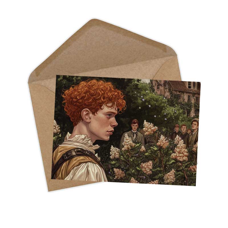 Der verzauberte See Set A6 (15 Cards) Illustriertes irisches Märchen I Gebrüdern Grimm Übersetzung von T. C. Croker als kunstvolles Set