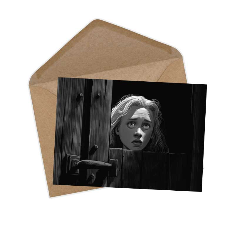 Der Räuberbräutigam Set A6 (15 Cards) Halloween Horror Märchen Film Noir Look I grusselige Horror Karten zum Märchen als kunstvolles Set