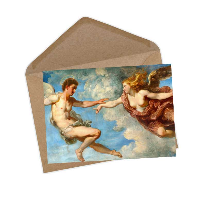 Antike Griechische Mythologie - Amor; Psyche als Kartenset (15 Karten) | Mythologische Karten der Götter | Schöne und das Biest