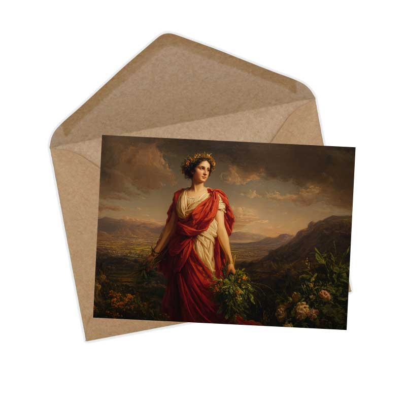 Apollon Postkarten Set – 16 mythische Kunstkarten inspiriert von der griechischen Mythologie – Wahlweise Post- oder Klappkarten, A6