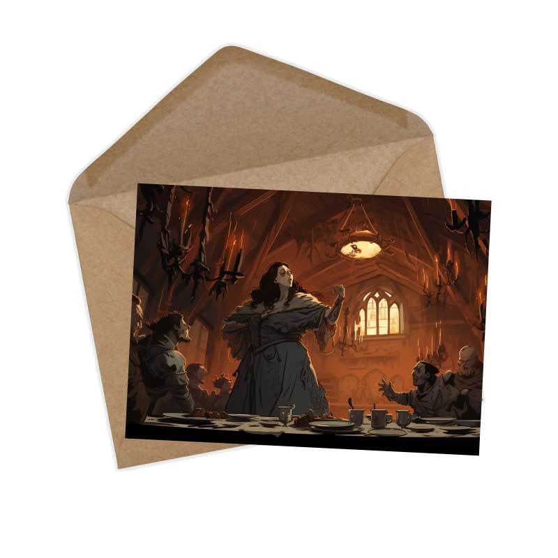 Die drei Spinnerinnen Karten Set A6 (15 Cards) Illustriertes Märchen I von den Gebrüdern Grimm im Original als kunstvolles Set