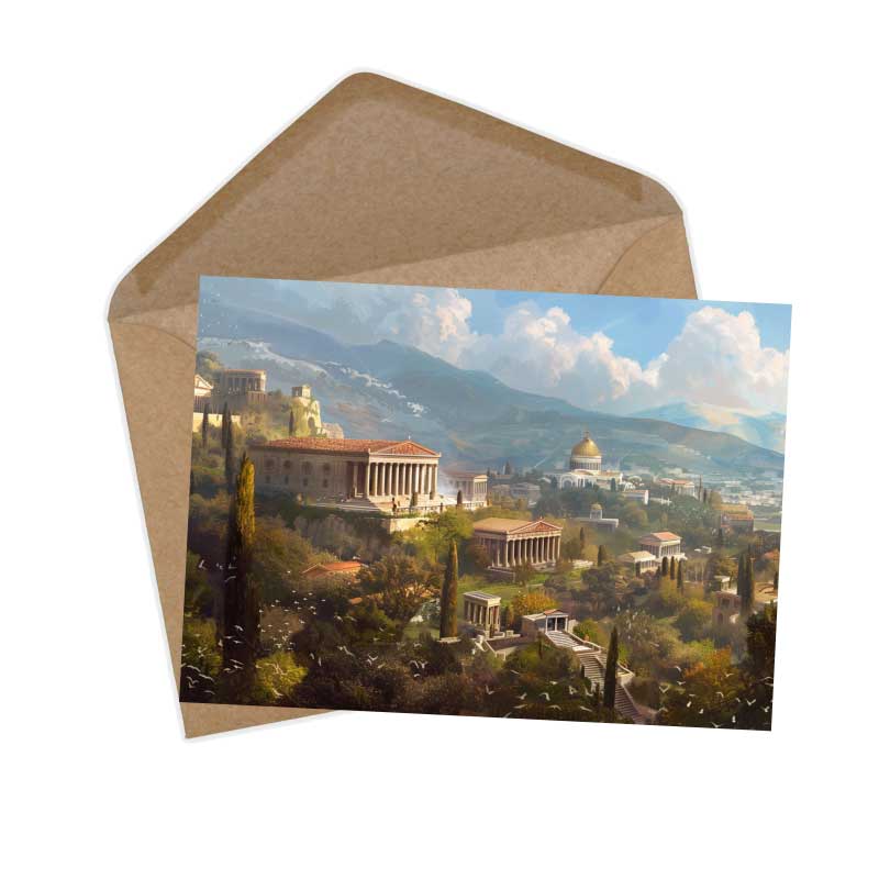 Antike Griechische Mythologie - Orpheus als Kartenset VOL 1 (15 Karten) | Mythologische Karten der Götter | Geschenk | Postkarte Klappkarte