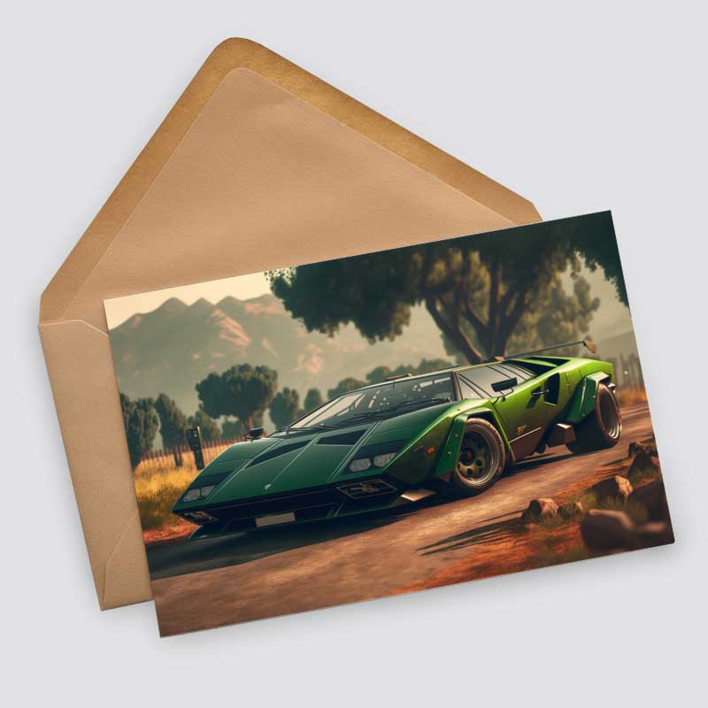 Die schönsten Autos als Grußkarten im Set (10 Karten) | Kunstvolle Motivkarten Autos | Cars, Mercedes, Ford, 