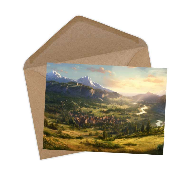 Rotkäppchen (15 Cards) Illustrierte Märchen Stained Glass I von den Gebrüdern Grimm im Original als kunstvolles Set