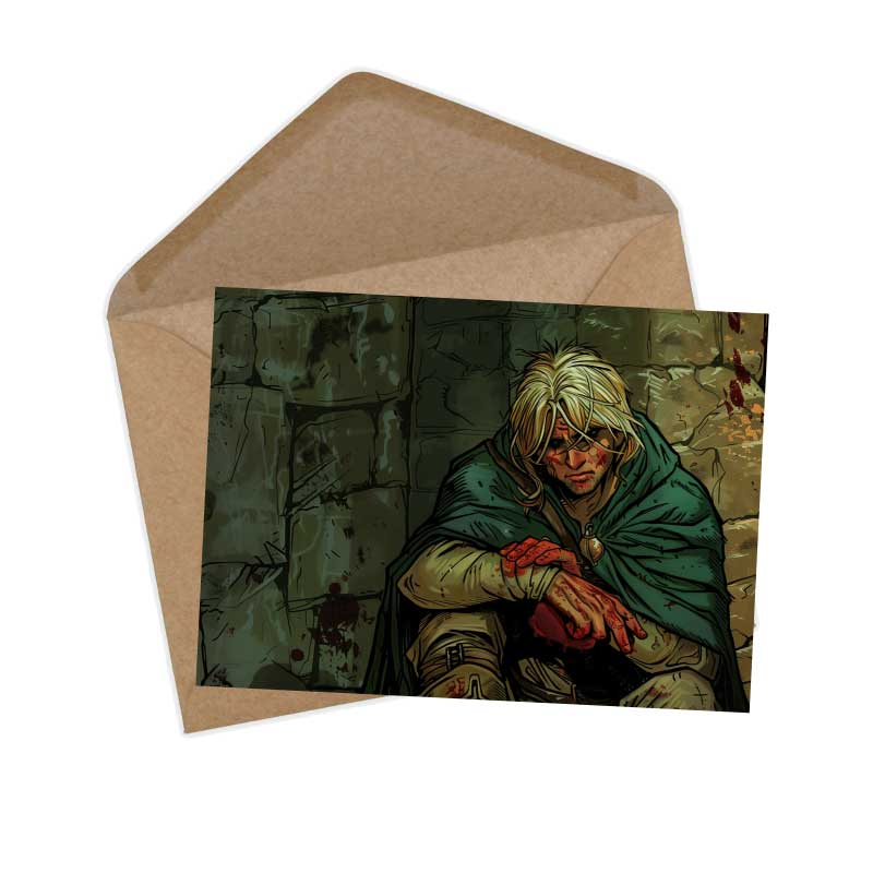 Des Hexers haariges Herz Karten Set A6 (15 Cards) Illustriertes Harry Potter Märchen von Beedle dem Barden I Fantasy Postkarten