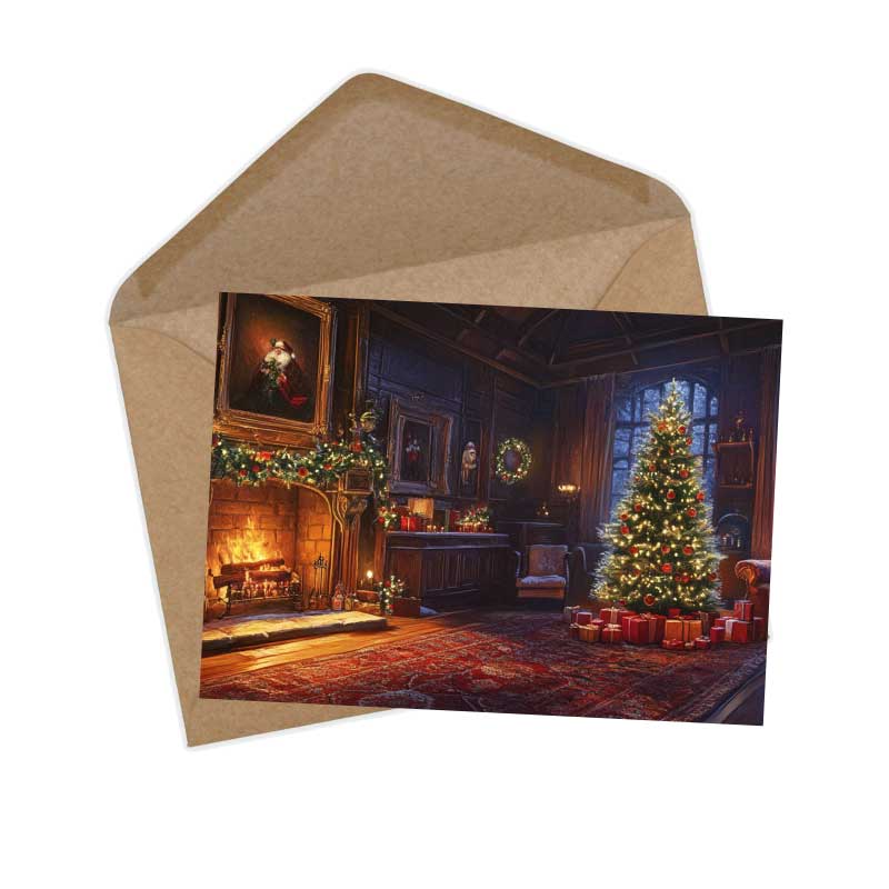 Der Tannenbaum - Märchen von H.C. Andersen Set A6 (15 Cards) klassisch Illustriert I Weihnachtsbaum I kunstvolles Set