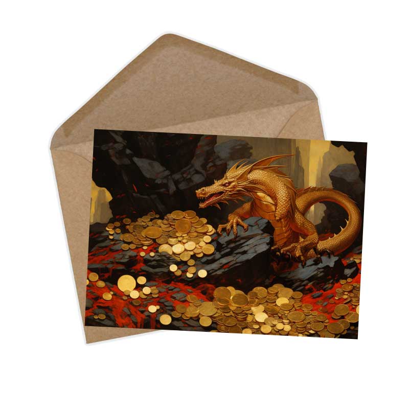 Das Rheingold - Der Ring der Nibelungen Karten Set A6 (15 Cards) klassisch Illustrierte Legende I Rheingold I kunstvolles Set