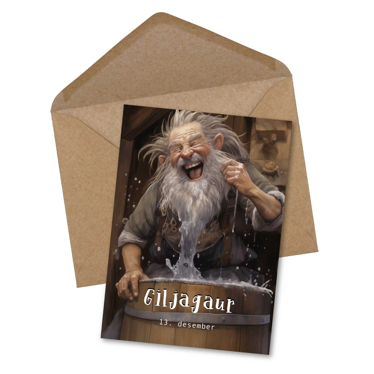 Islands Yule Lads Karten Set A6 (15 Cards) Isländische Weihnachtsmänner I Weihnachtsbuben I Weihnachtstrolle I Humorvolle Folklore Karten