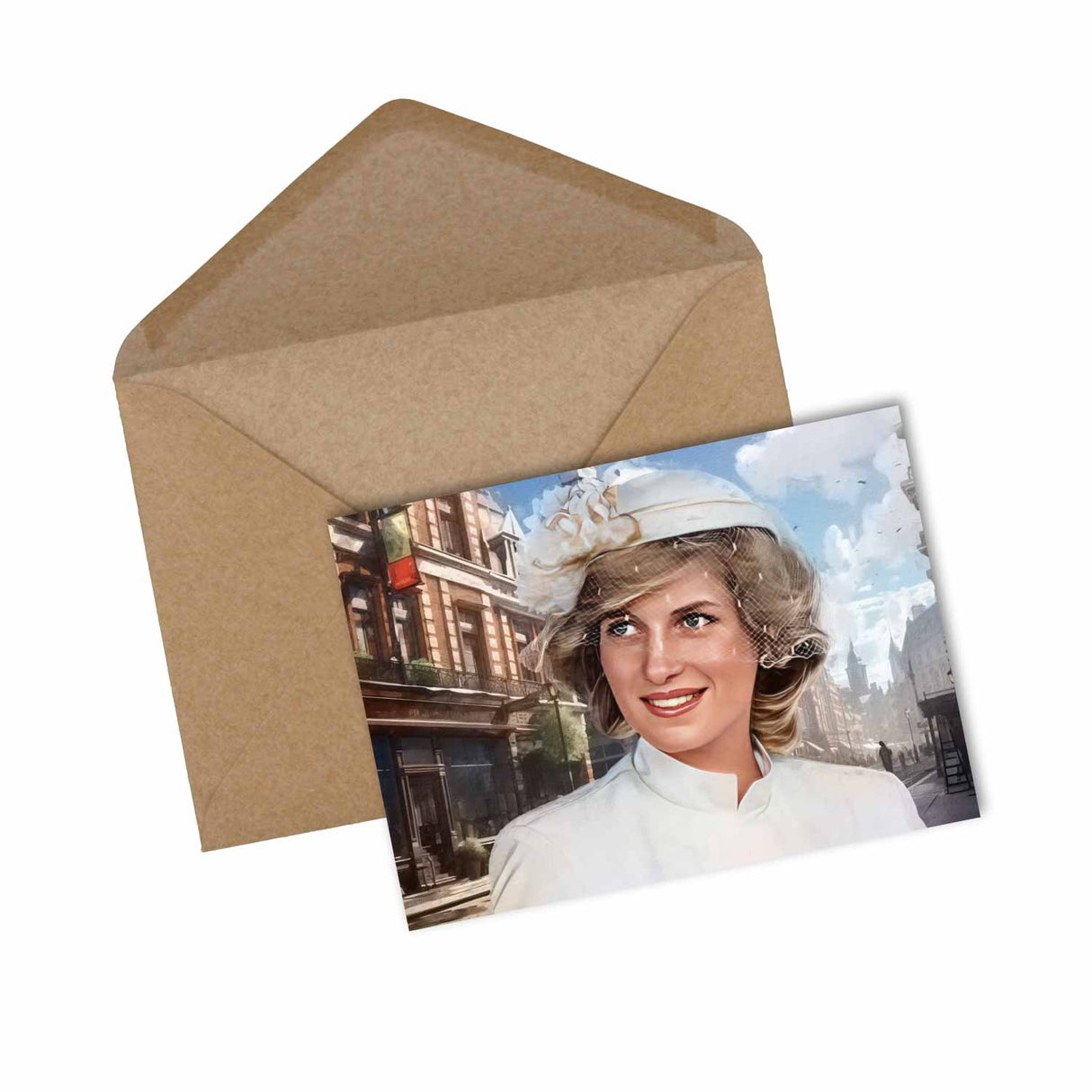 Prinzessin Diana Postkarten A6 Set (10 Cards) Gedenkkarten I Painting I Royal Family I Diana Spencer und Charles Princess of the Hearts