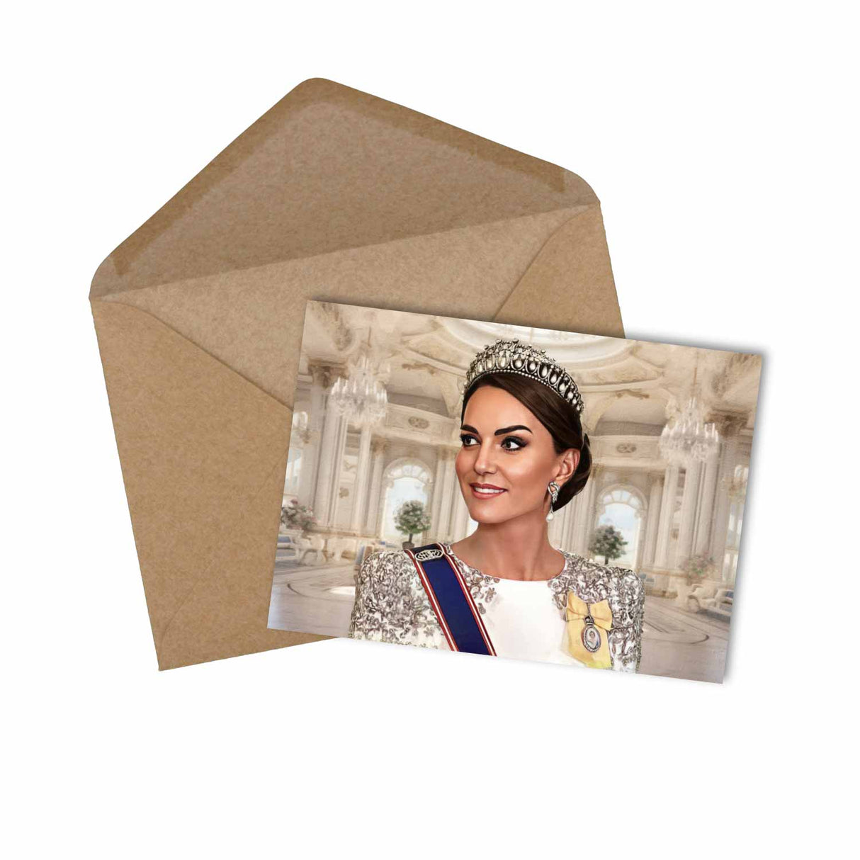 Prinz William & Kate Postkarten A6 Set (10 Cards) Royals I Painting I Royal Family I Prince William and Kate Middleton