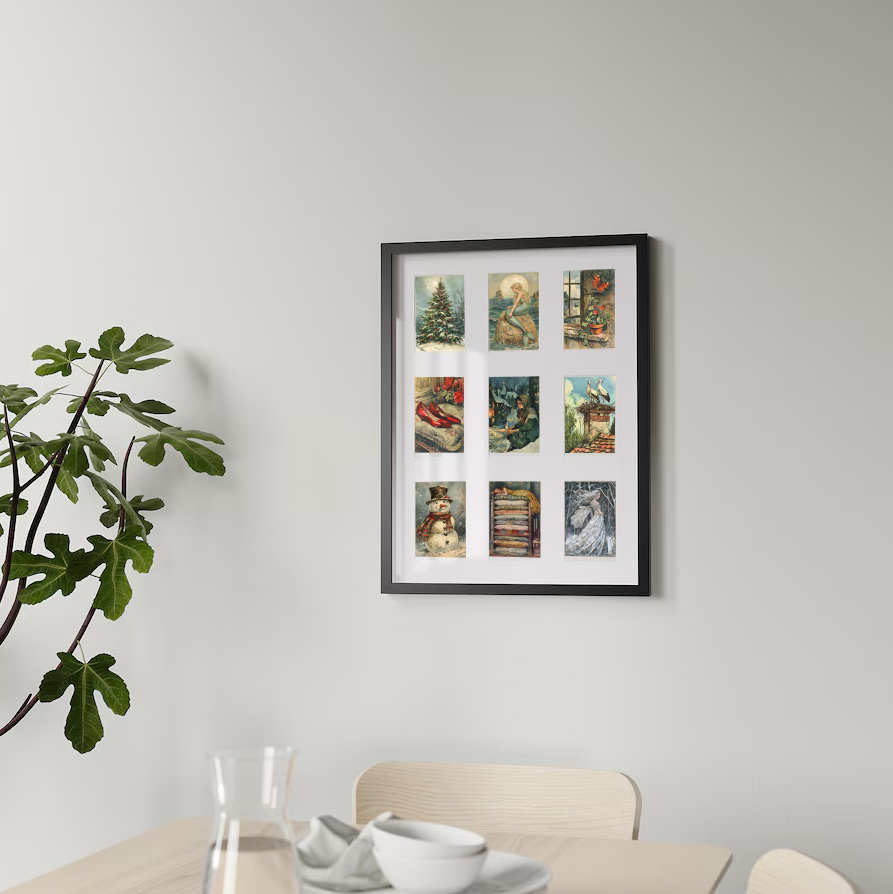 Traditionelle Märchenkarten Set (15 Karten) | Vintage Postkarten mit Märchen Motiven von Hans Christian Andersen - Illustration Vintage