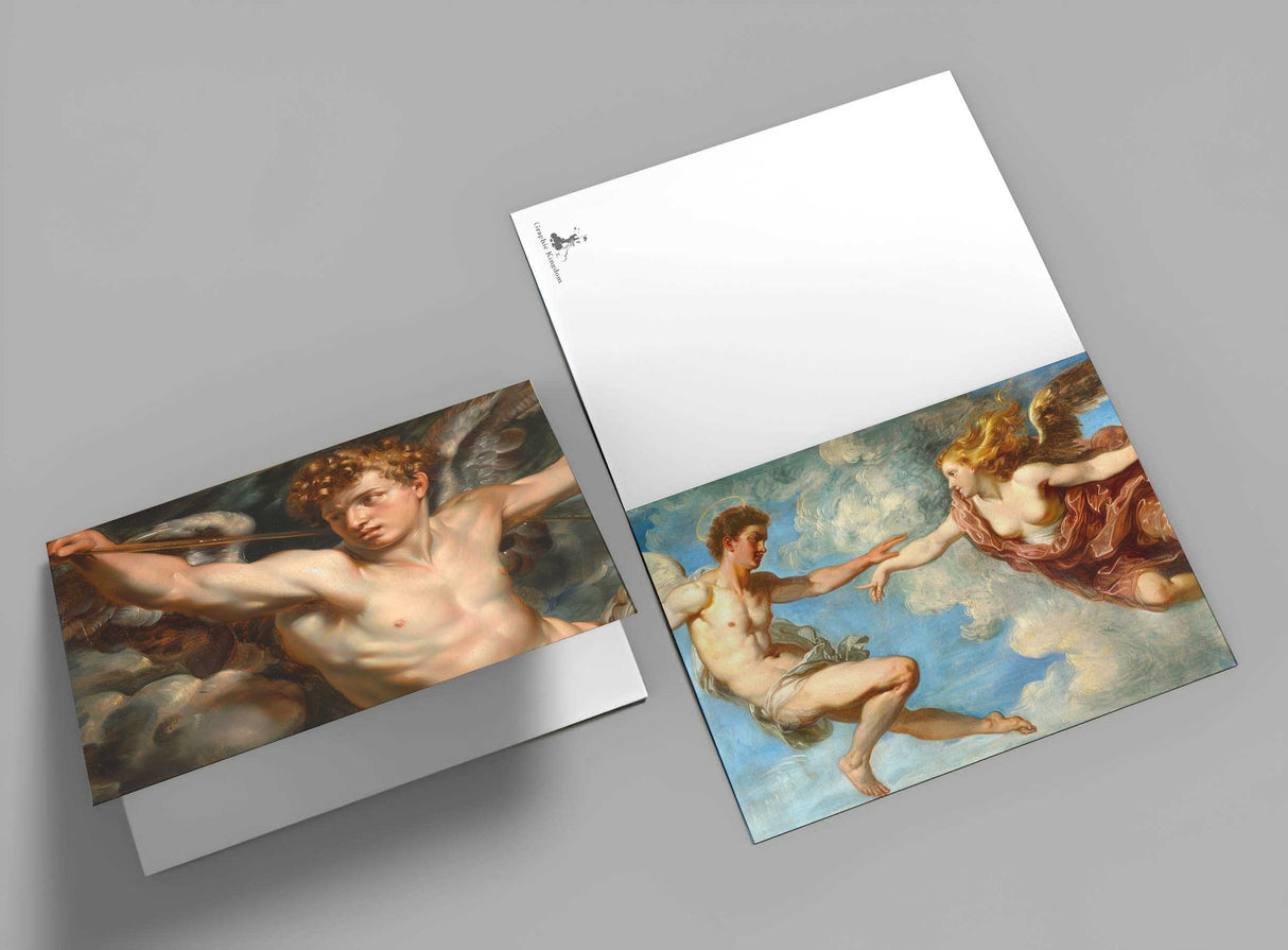 Antike Griechische Mythologie - Amor; Psyche als Kartenset (15 Karten) | Mythologische Karten der Götter | Schöne und das Biest