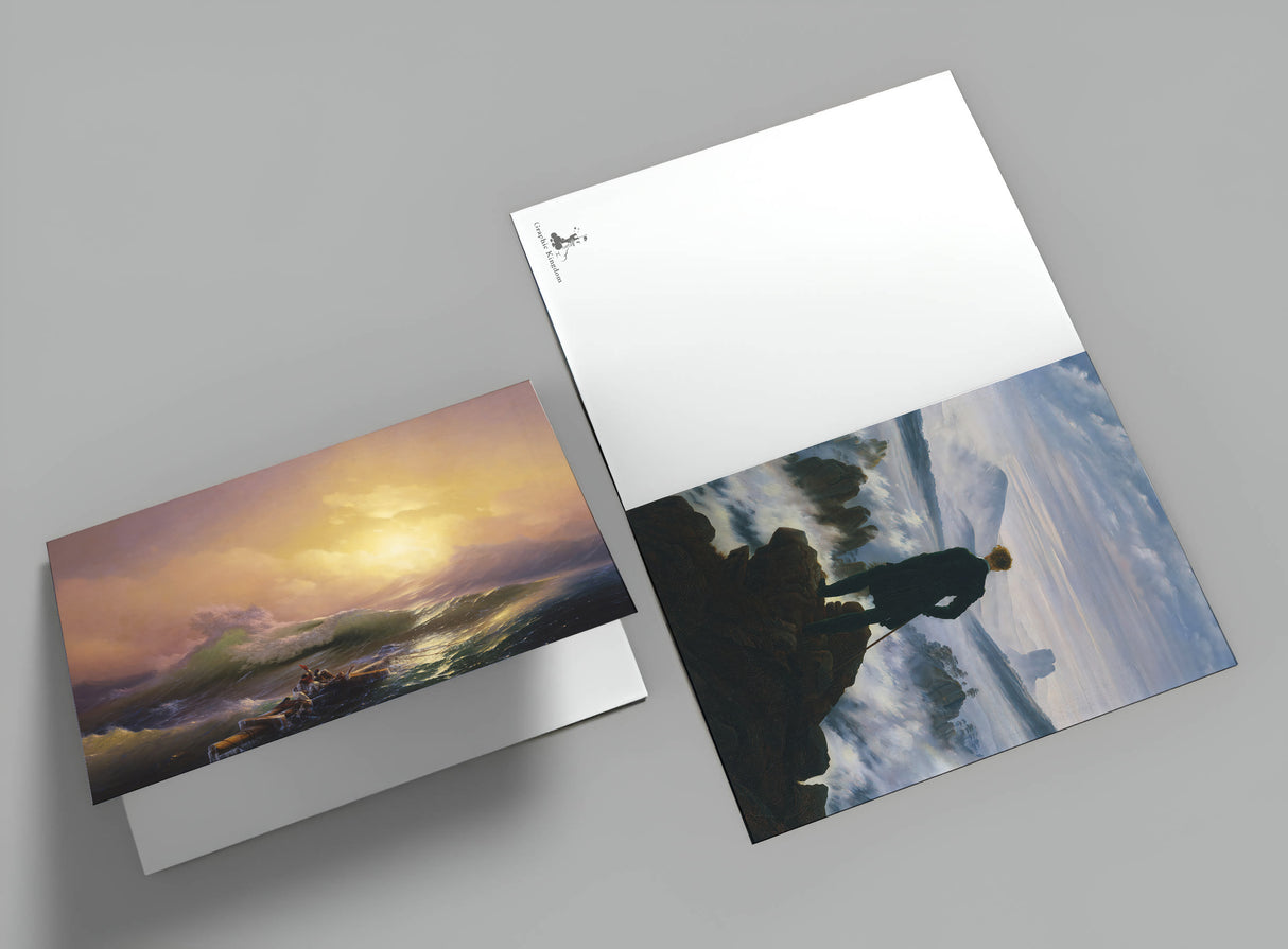 Kunstvolle Karten im Set (13 Karten) V3 | Die größten Kunstwerke als Grußkarten I Postkarten Klappkarten | Bekannte Künstler I Kunstdruck (Kopie)