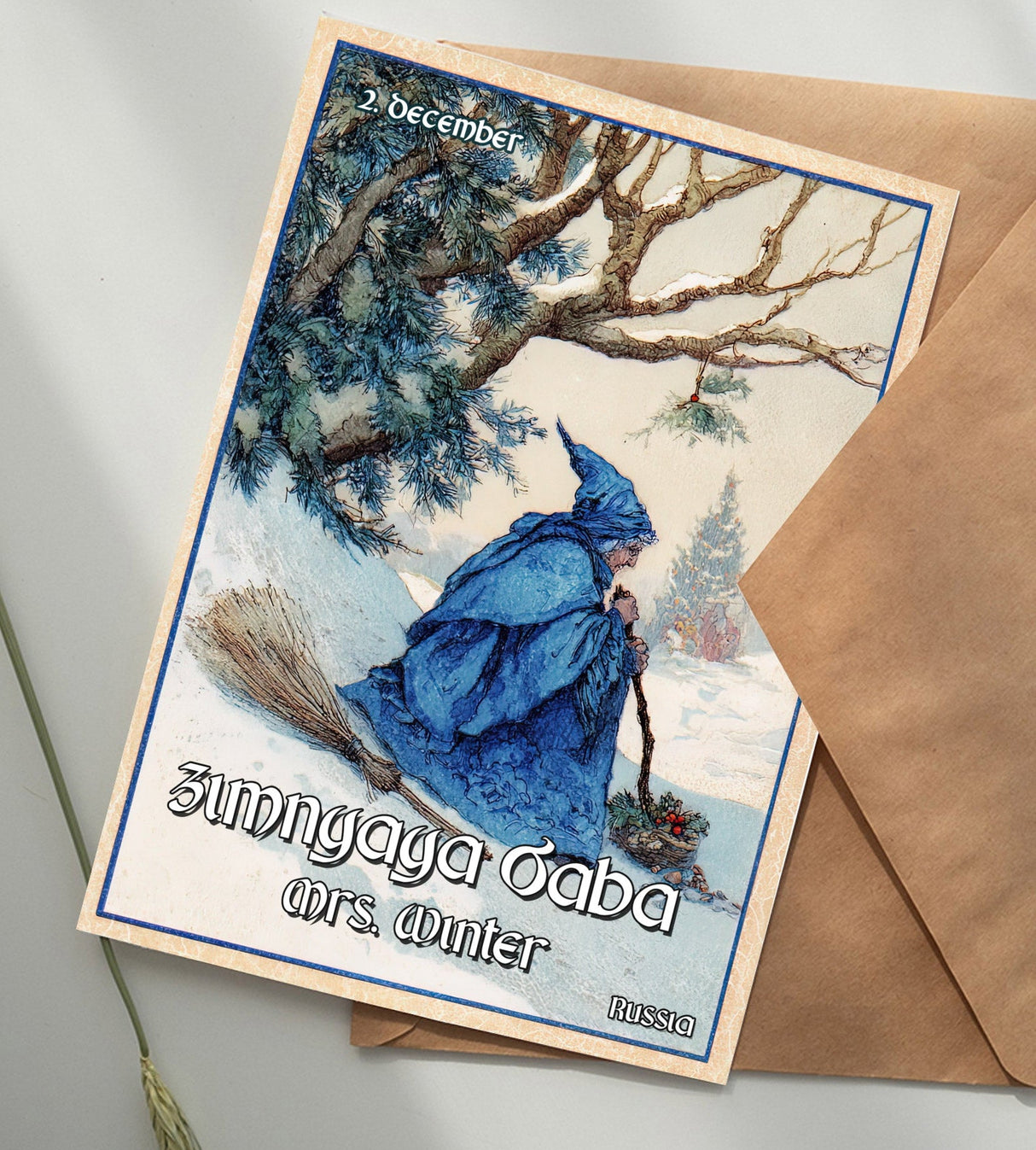 Christmas Greeting Cards Set V3 (10 cards) | Artistic Christmas Cards | Poison | Card with Greeting Message | Postcard or folded card