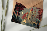 Jorinde und Joringel Set A6 (8 Cards) Illustriertes Märchen I Gebrüdern Grimm  als kunstvolles Set